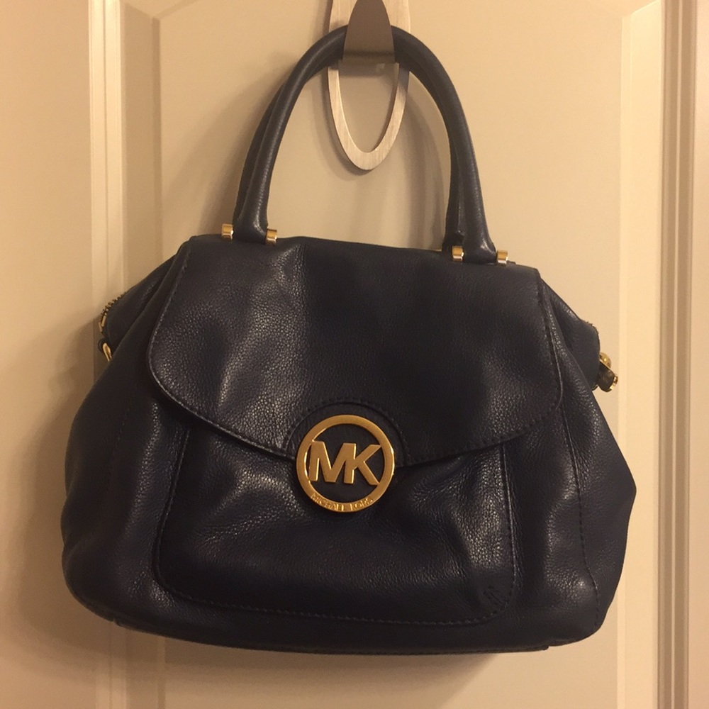 Michael Kors cobalt blue handbag